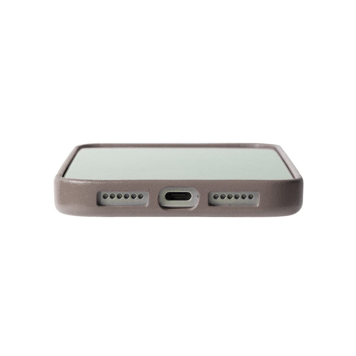 iPhone 18 Pro Max/17 Pro Max - Uplop 磁吸支架皮革手機殼 - 礫石灰