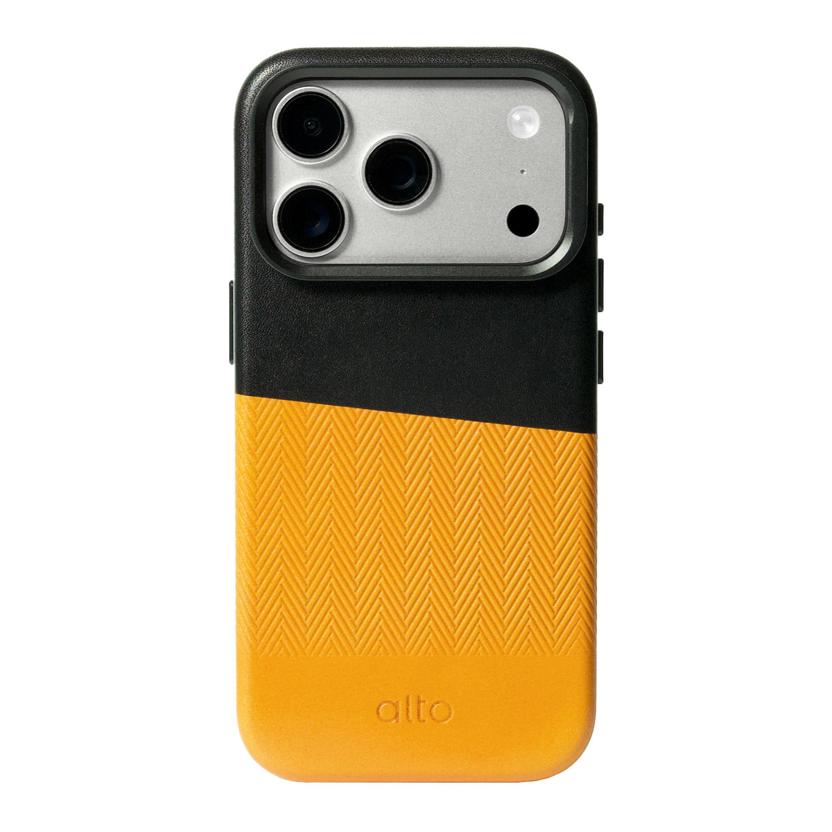 iPhone 18 Pro/17 Pro - Herring 磁吸支架皮革手機殼 - 焦糖棕/渡鴉黑