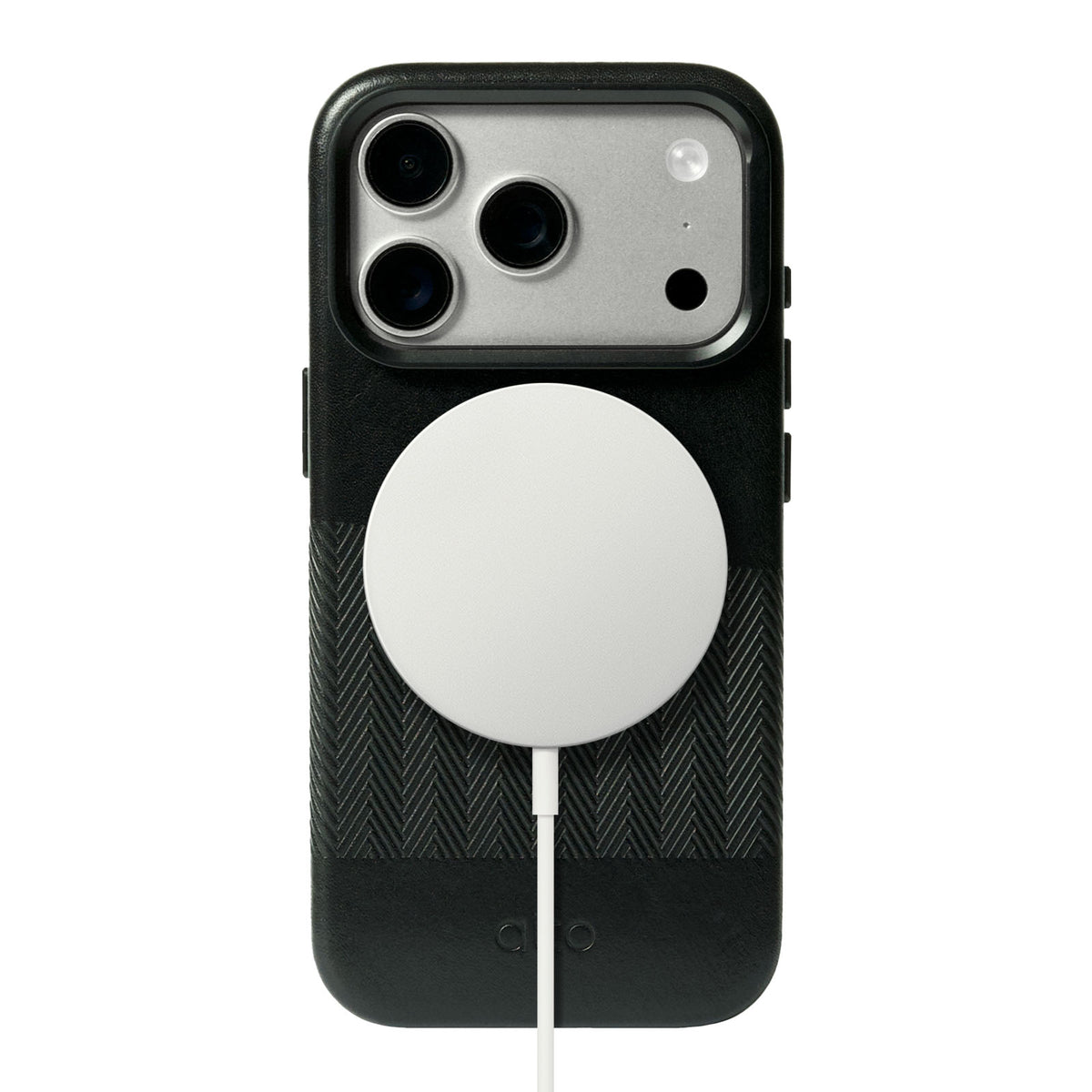 iPhone 18 Pro/17 Pro - Herring 磁吸支架皮革手機殼 - 渡鴉黑