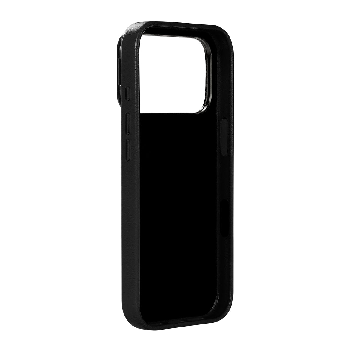 iPhone 18 Pro/17 Pro - Uplop 磁吸支架皮革手機殼 - 渡鴉黑