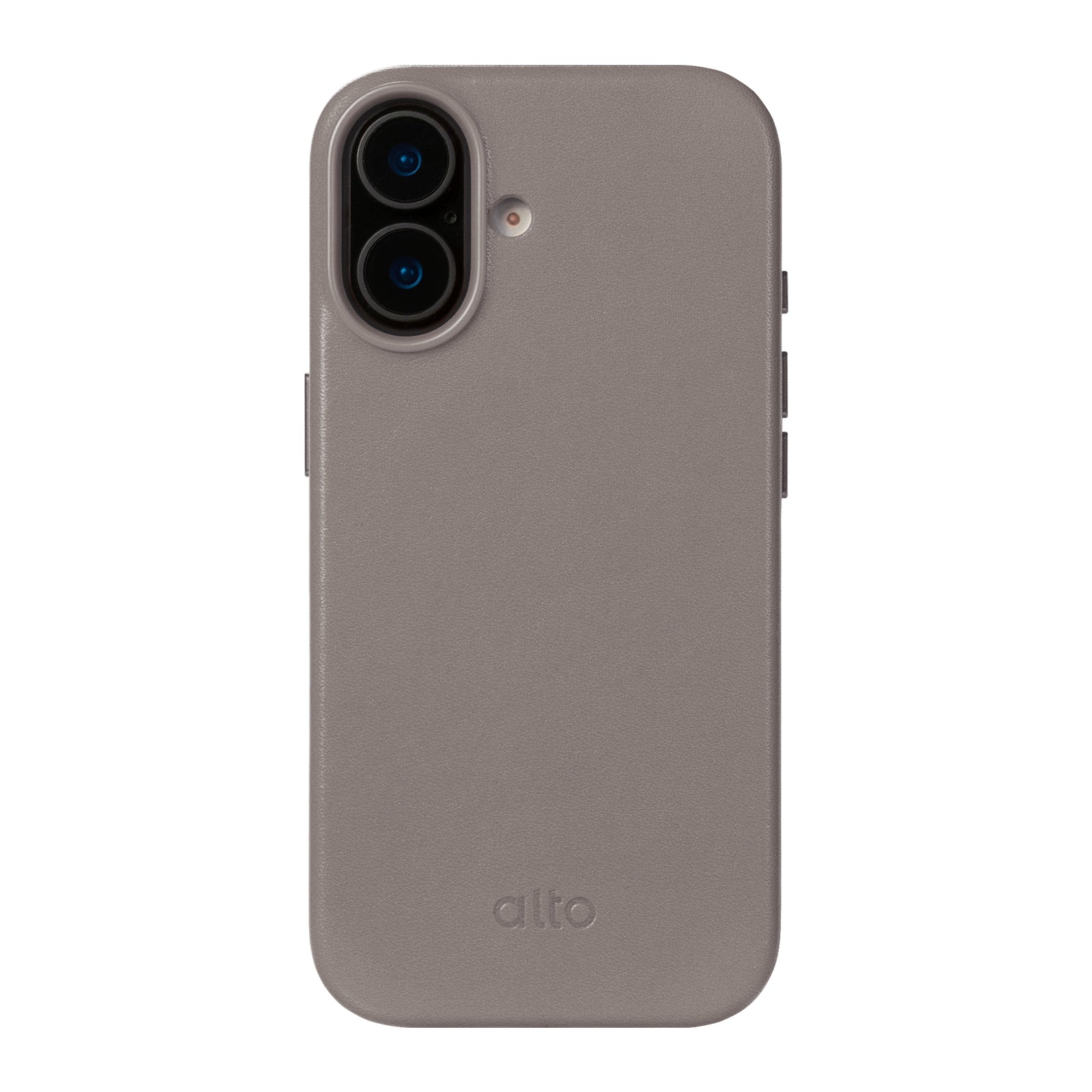 iPhone 17 - Clop 磁吸皮革手機殼 - 礫石灰