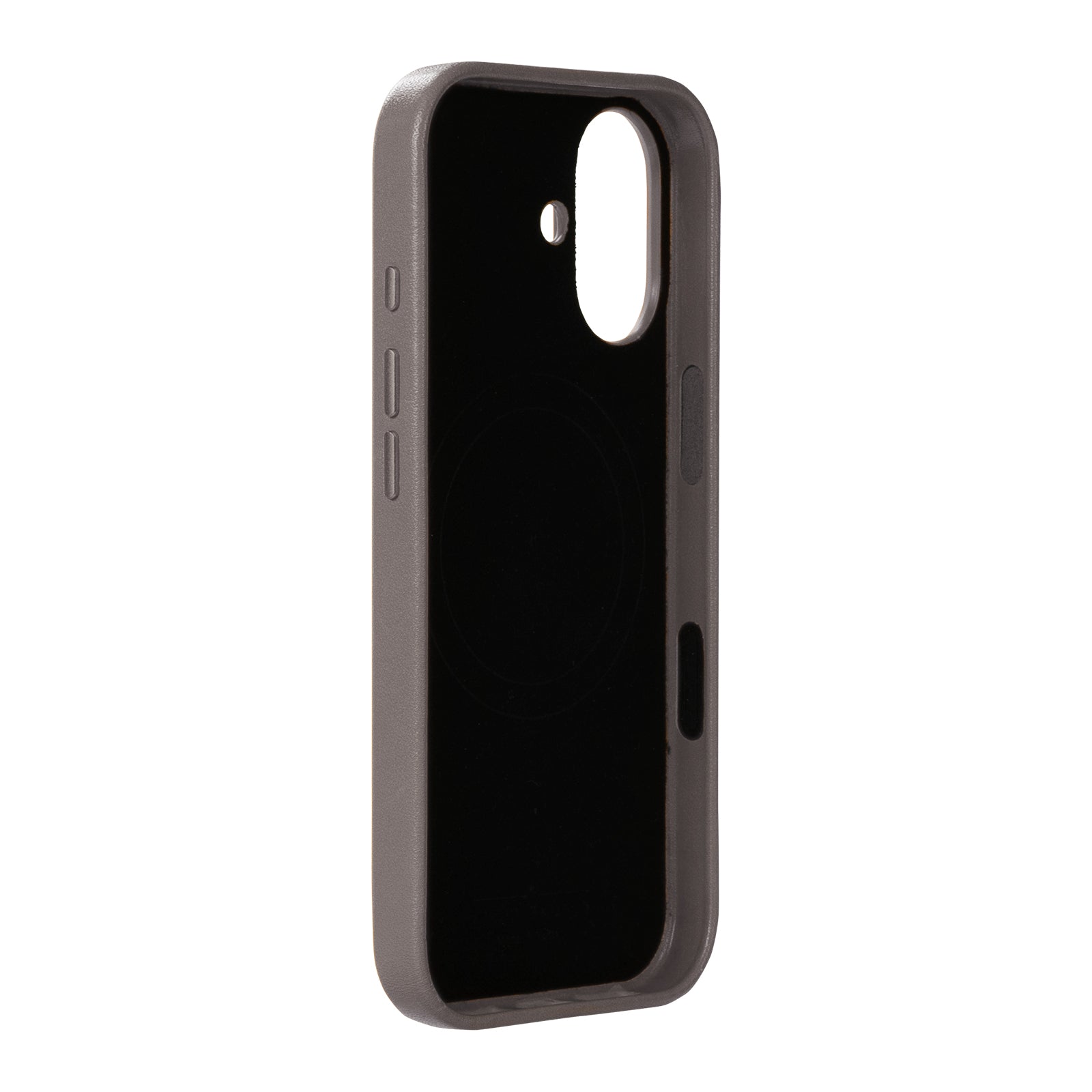 iPhone 17 - Clop 磁吸皮革手機殼 - 礫石灰