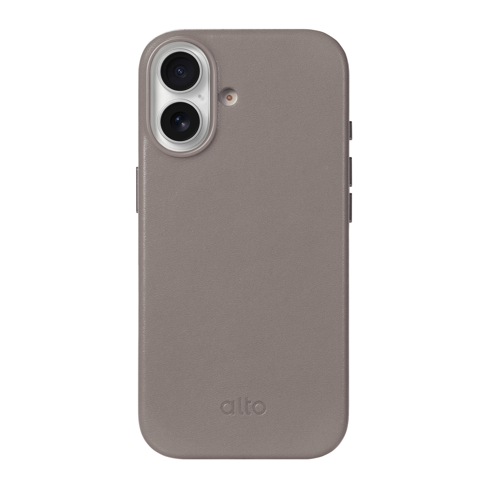 iPhone 17 - Clop 磁吸皮革手機殼 - 礫石灰