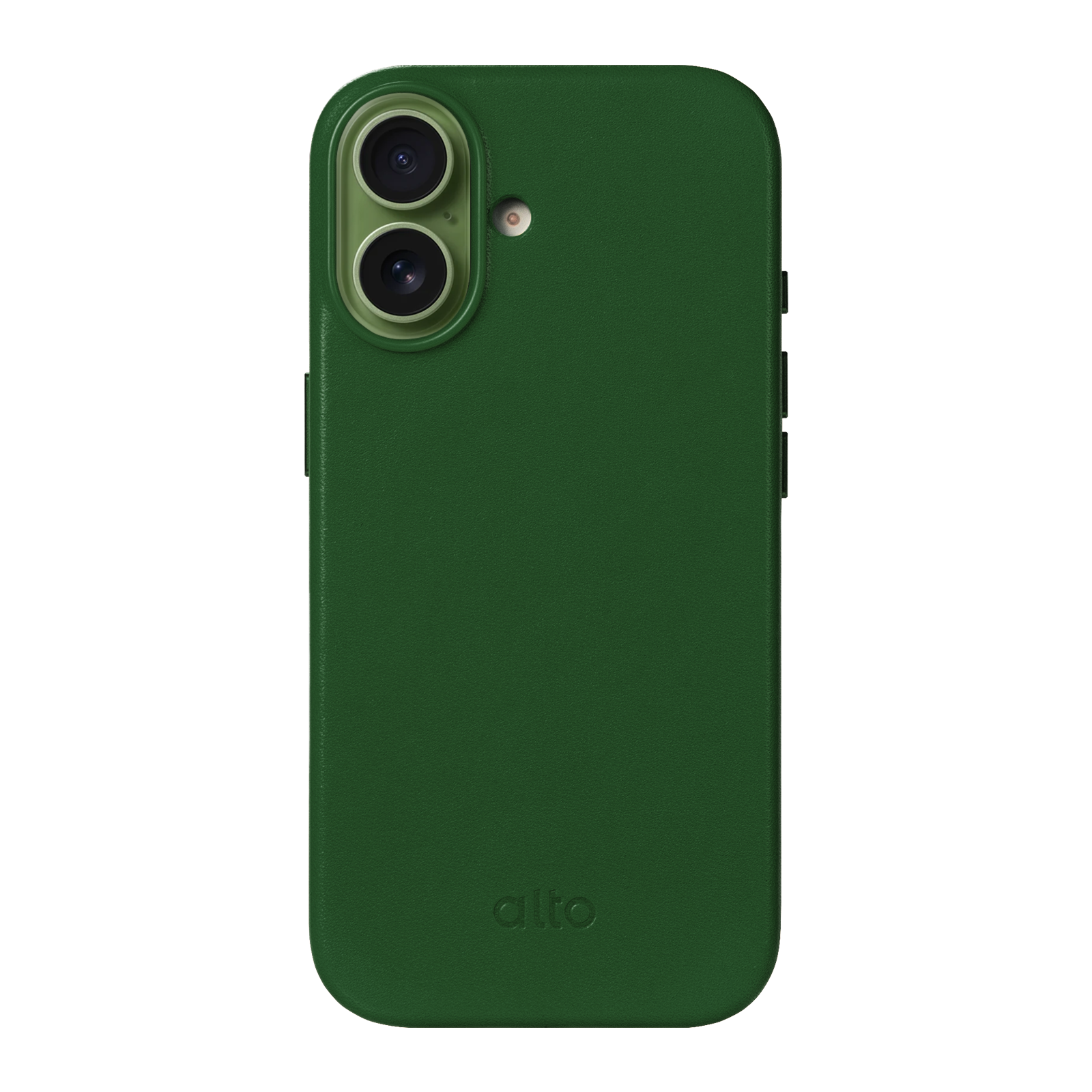 iPhone 17 - Clop 磁吸皮革手機殼 - 森林綠