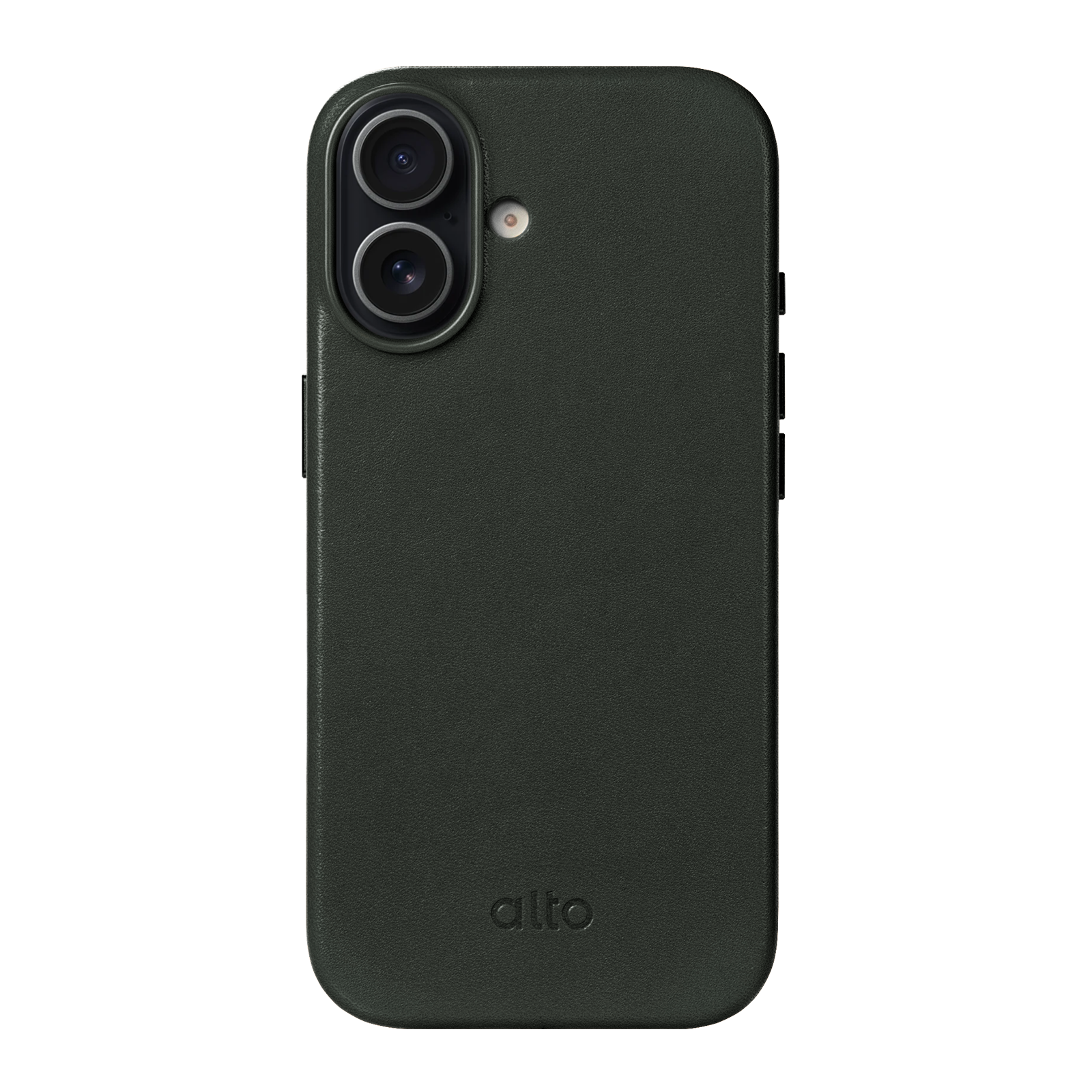 iPhone 17 - Clop 磁吸皮革手機殼 - 渡鴉黑