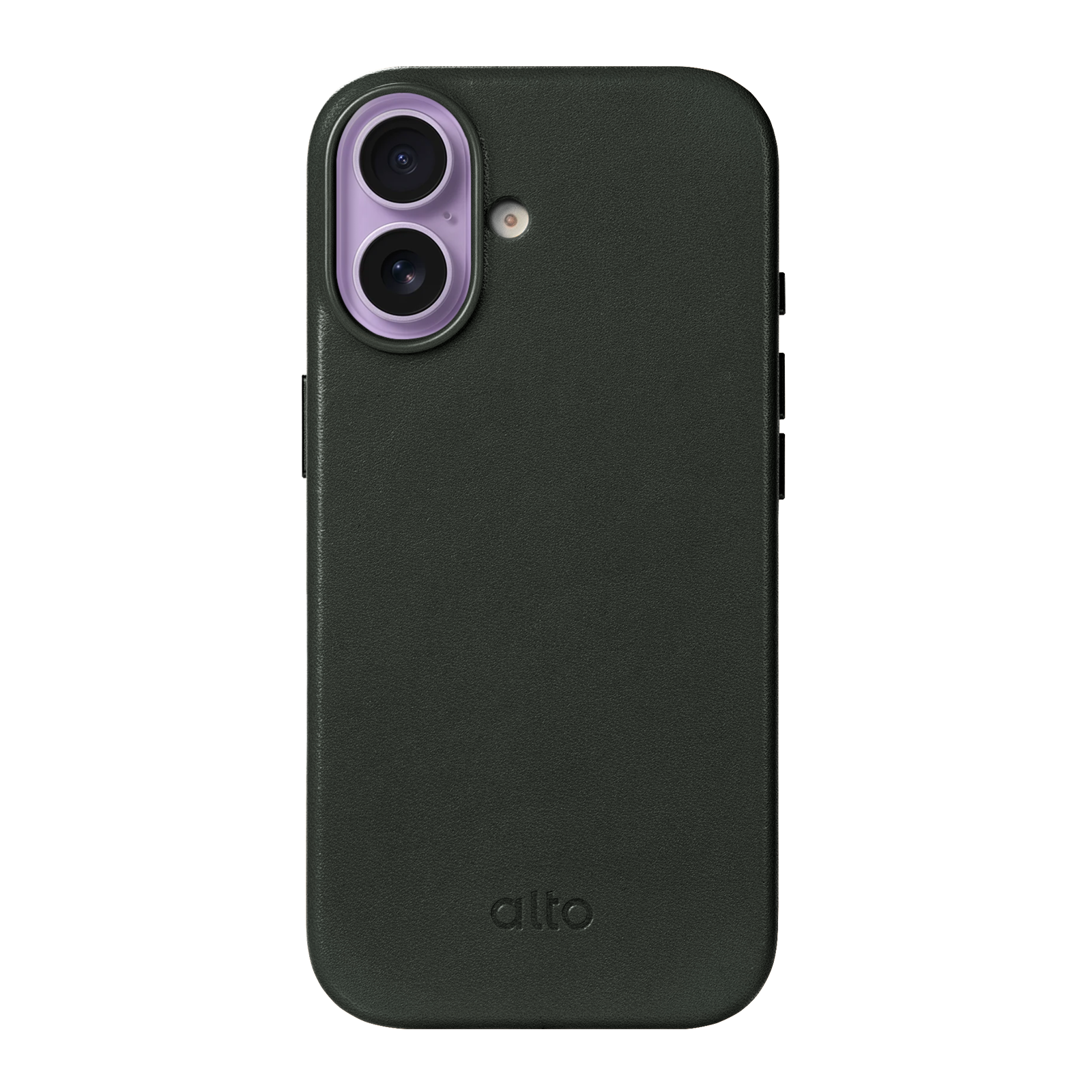 iPhone 17 - Clop 磁吸皮革手機殼 - 渡鴉黑