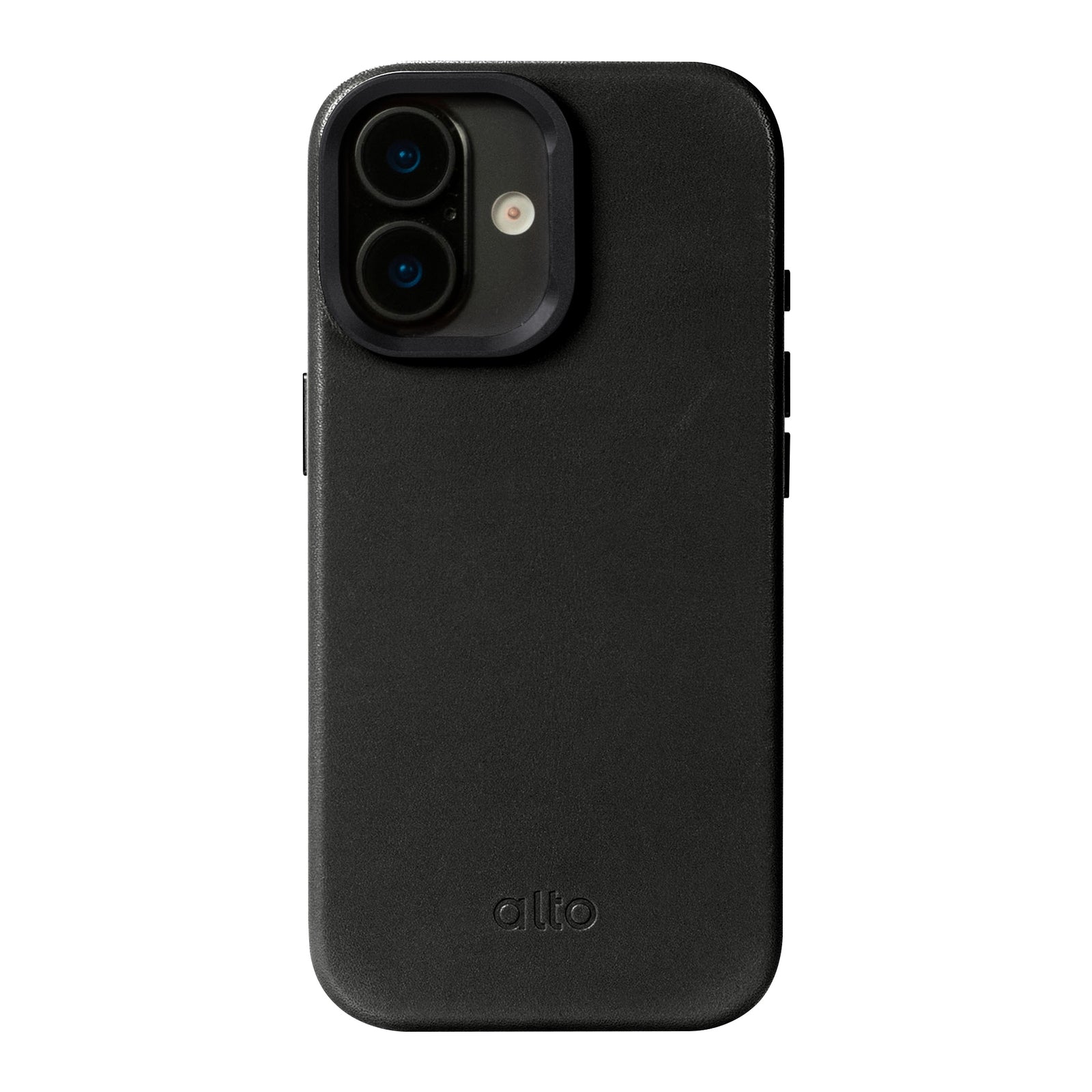iPhone 17 - Uplop 磁吸支架皮革手機殼 - 渡鴉黑