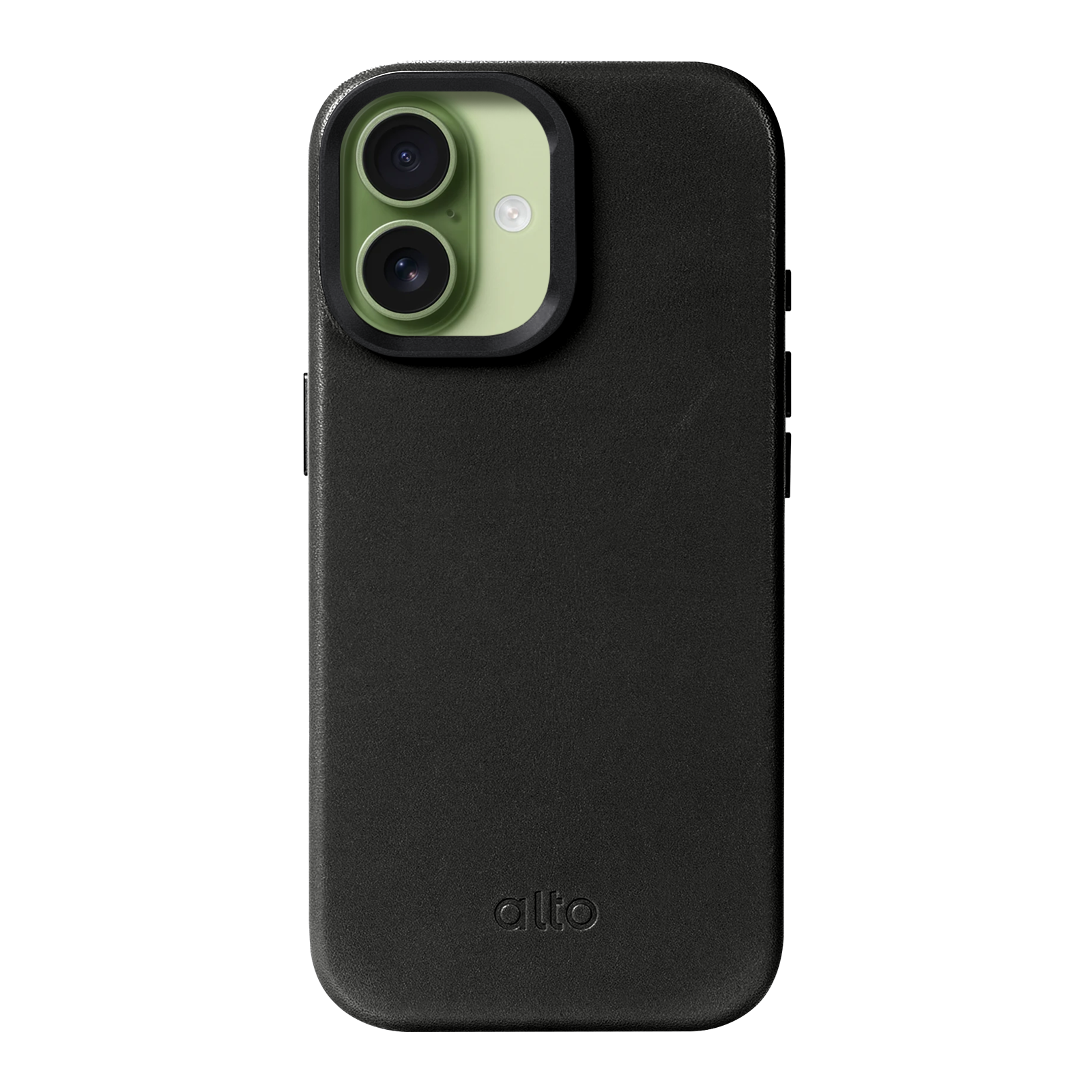 惜福品 - iPhone 17 - Uplop 磁吸支架皮革手機殼 - 渡鴉黑
