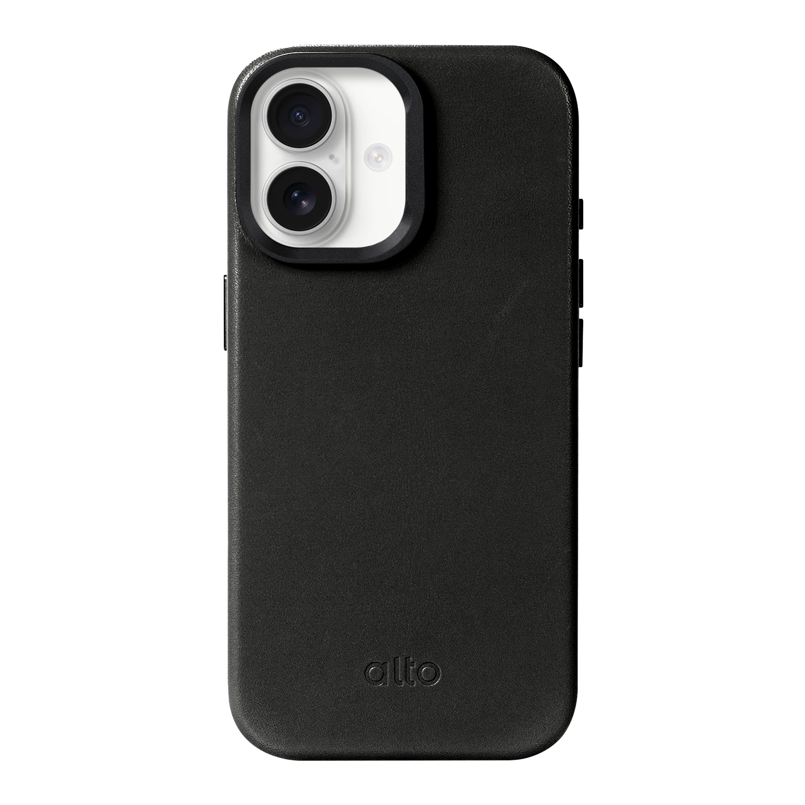 惜福品 - iPhone 17 - Uplop 磁吸支架皮革手機殼 - 渡鴉黑