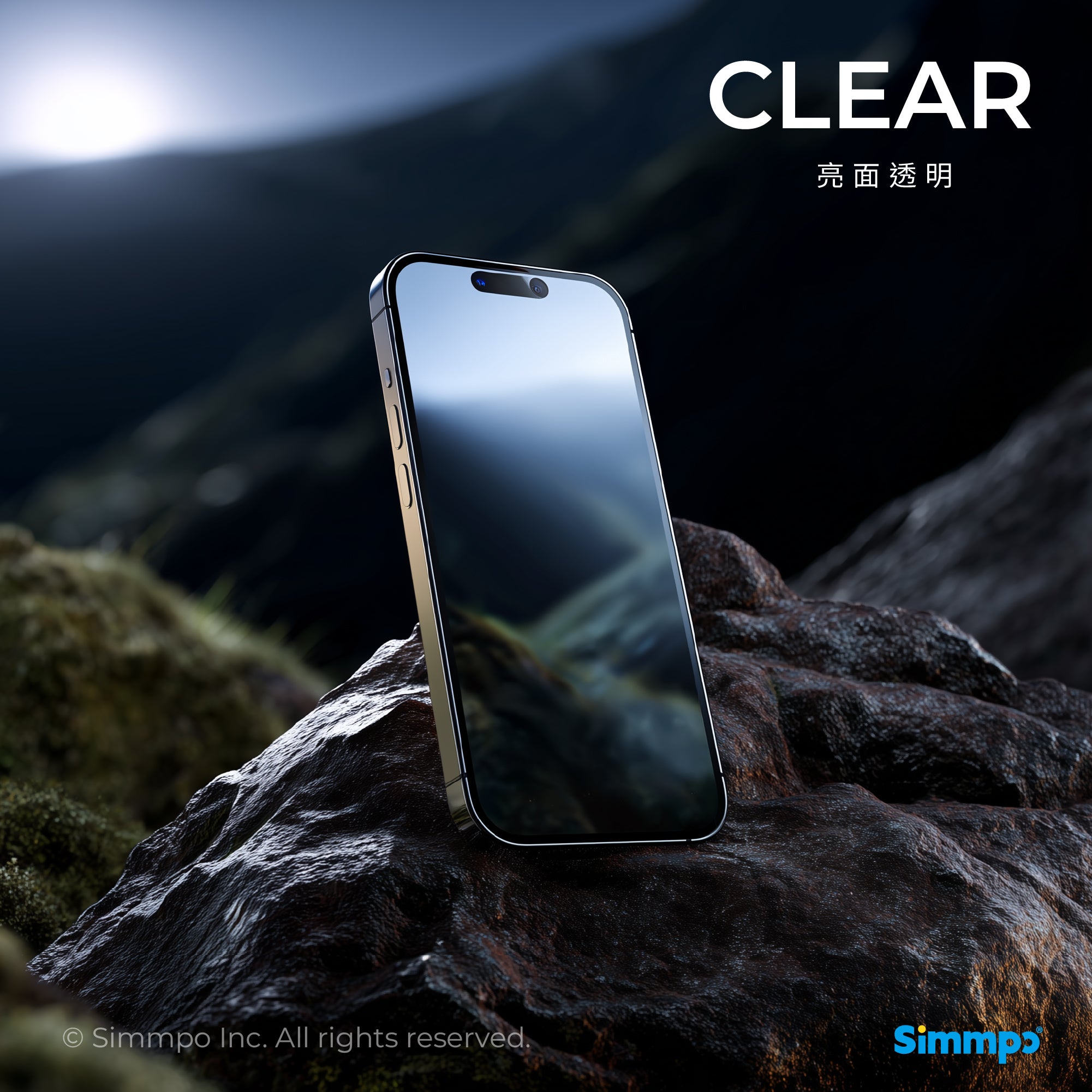 Simmpo® 次世代-高透抗藍光護眼保護貼 + 對位框