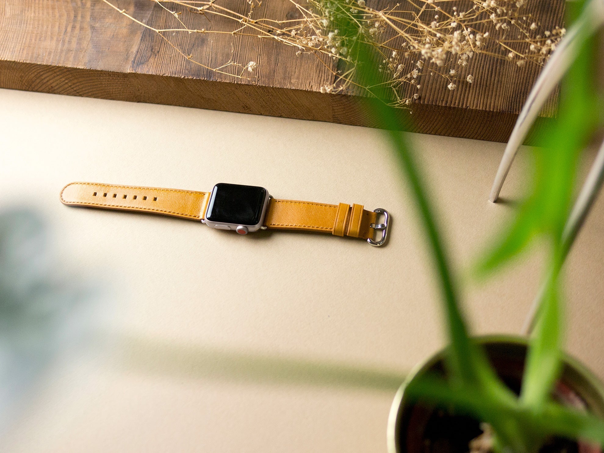 惜福品 - Apple Watch 皮革錶帶 - 38-42mm - 焦糖棕