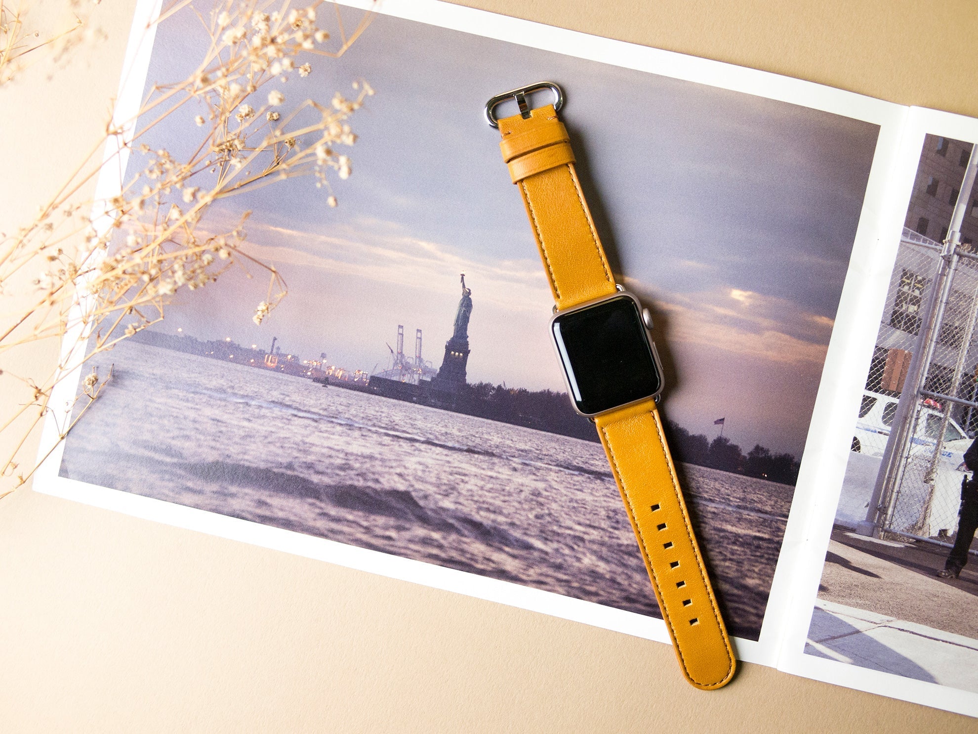 惜福品 - Apple Watch 皮革錶帶 - 38-42mm - 焦糖棕