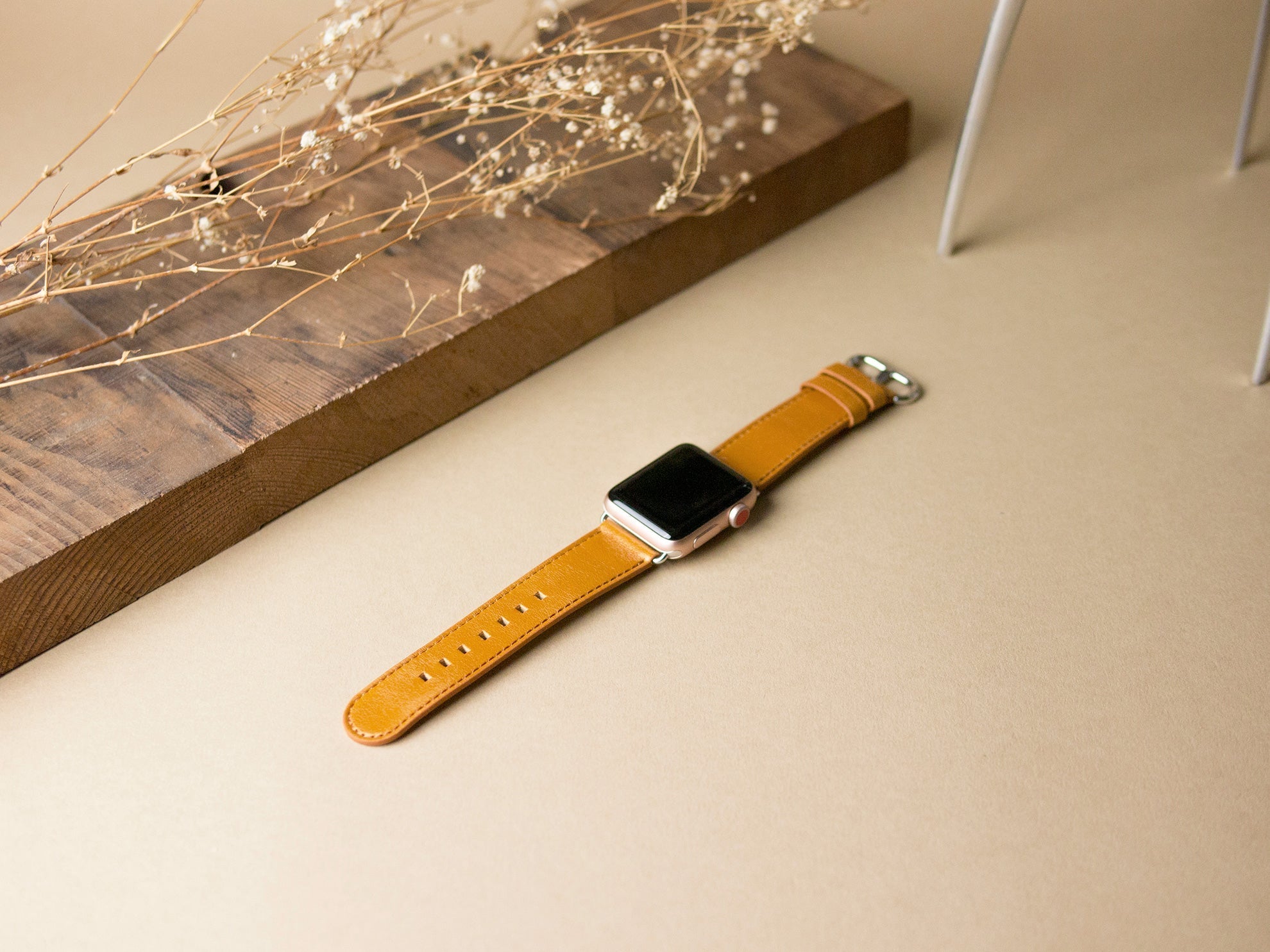 惜福品 - Apple Watch 皮革錶帶 - 38-42mm - 焦糖棕