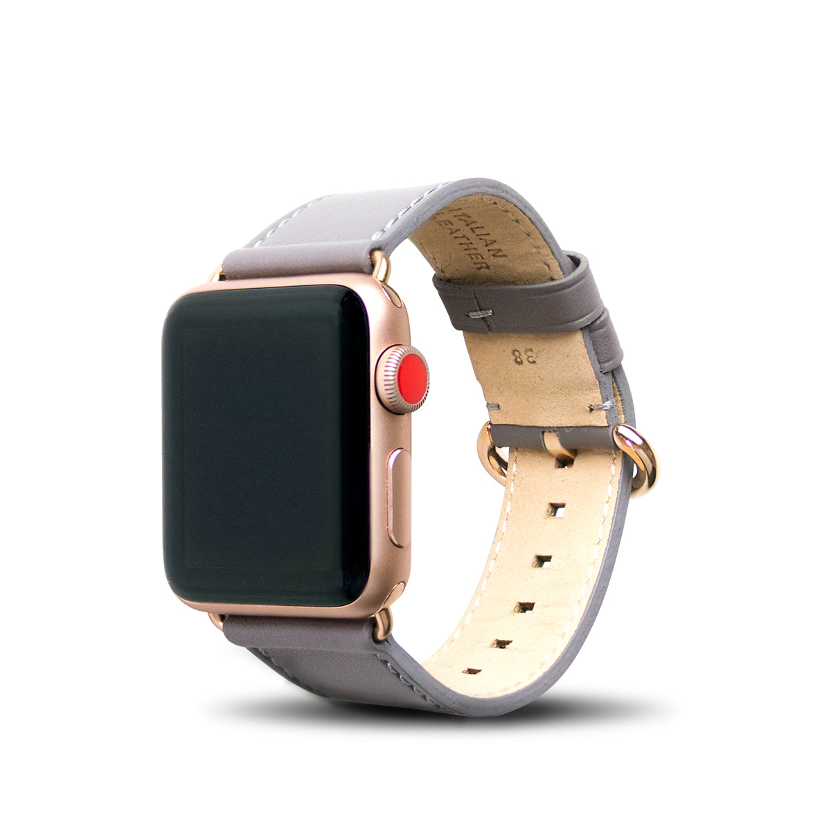 Alto Apple Watch 皮革錶帶 - 38/40/41mm - 礫石灰