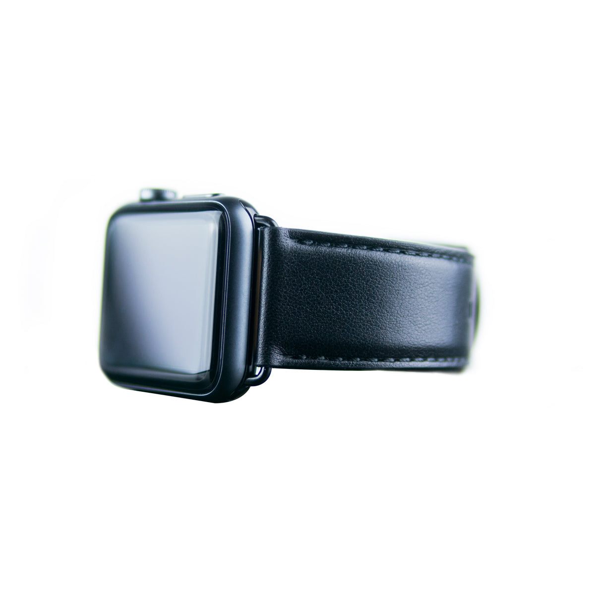 惜福品 - Apple Watch 皮革錶帶 - 44-49mm - 渡鴉黑