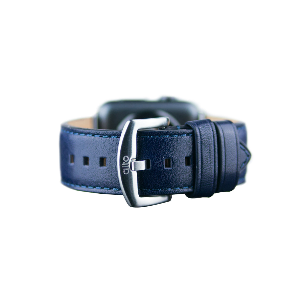 Alto Apple Watch 皮革錶帶 - 42/44/45/49mm - 海軍藍