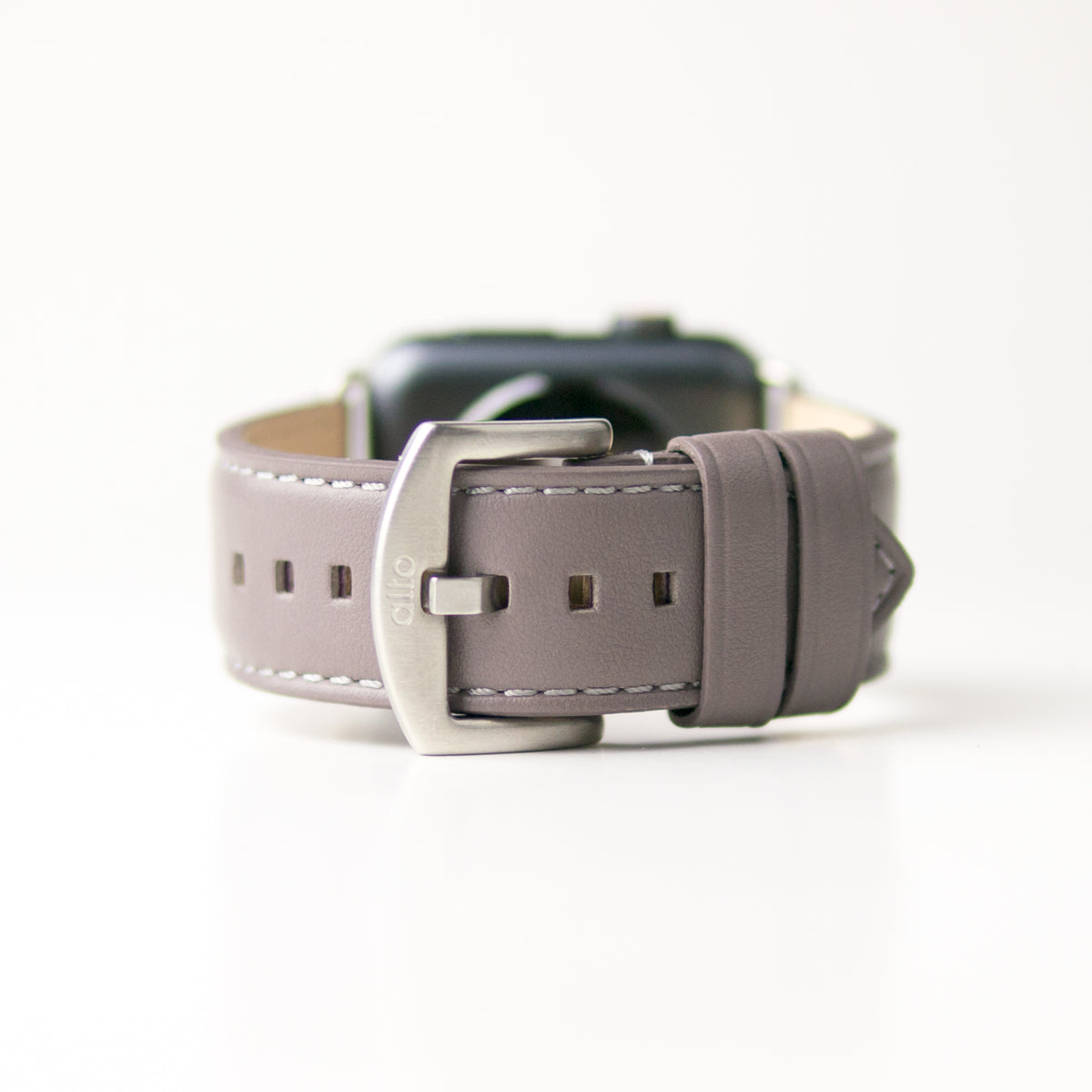 Alto Apple Watch 皮革錶帶 - 42/44/45/49mm - 礫石灰