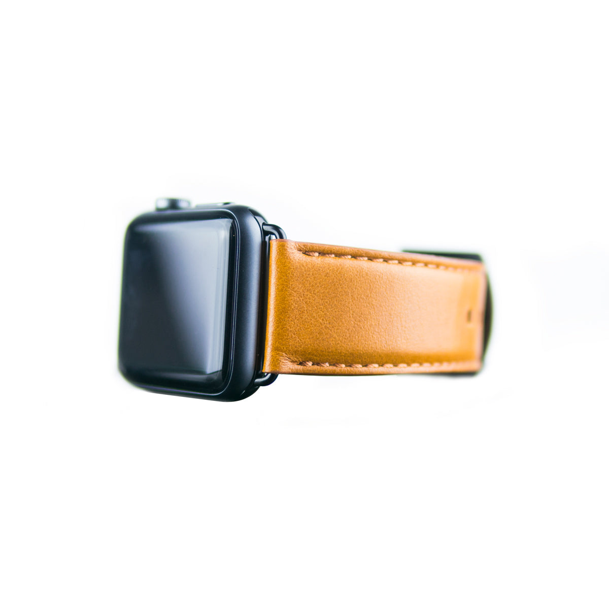 惜福品 - Apple Watch 皮革錶帶 - 44-49mm - 焦糖棕