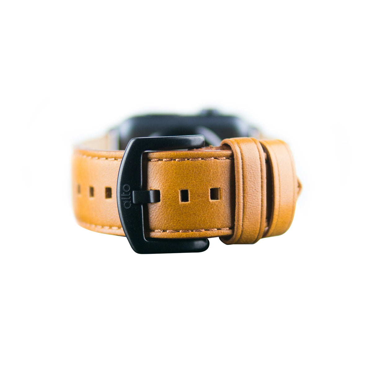Alto Apple Watch 皮革錶帶 - 42/44/45/49mm - 焦糖棕