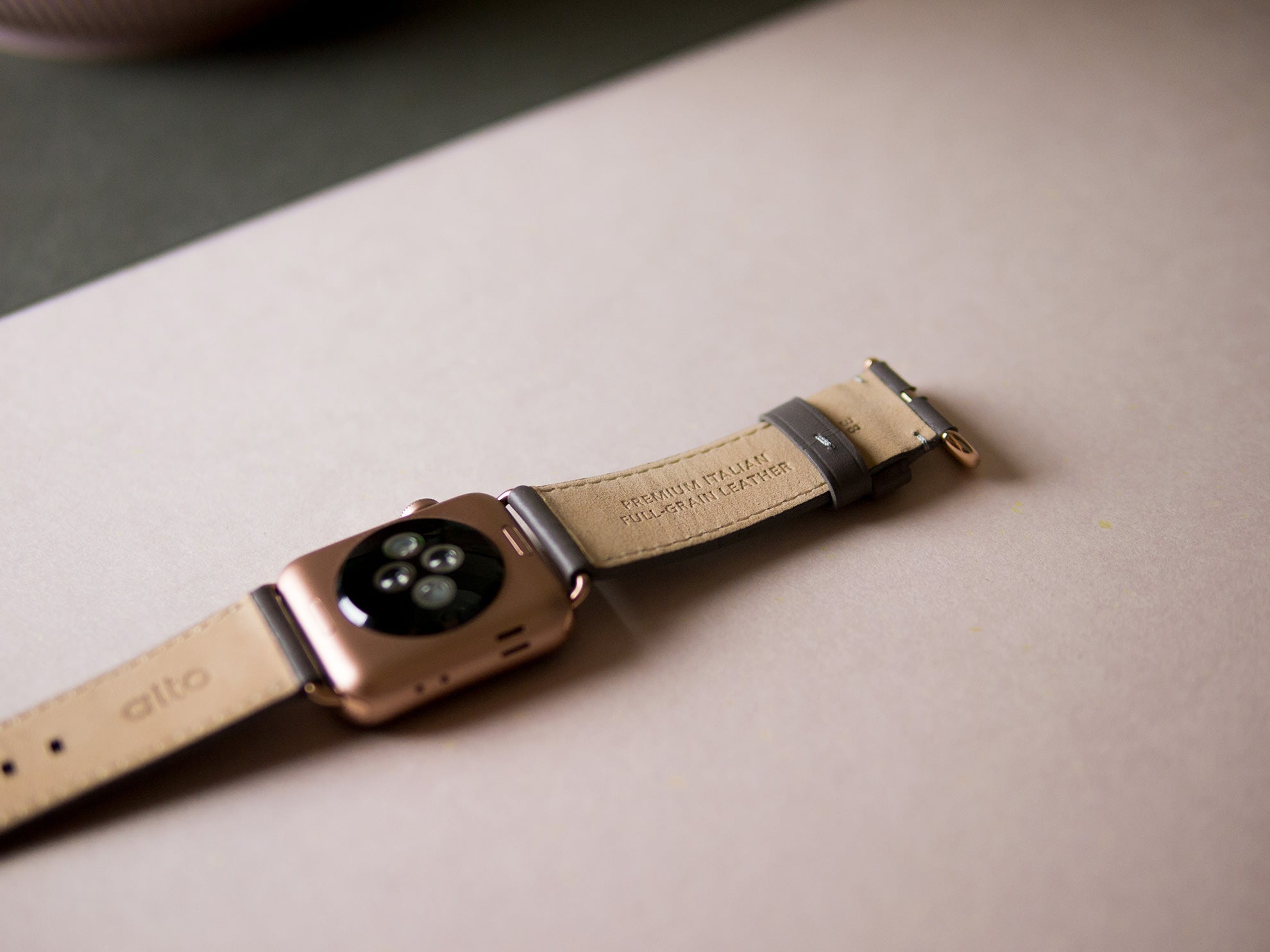 惜福品 - Apple Watch 皮革錶帶 - 38-42mm - 礫石灰