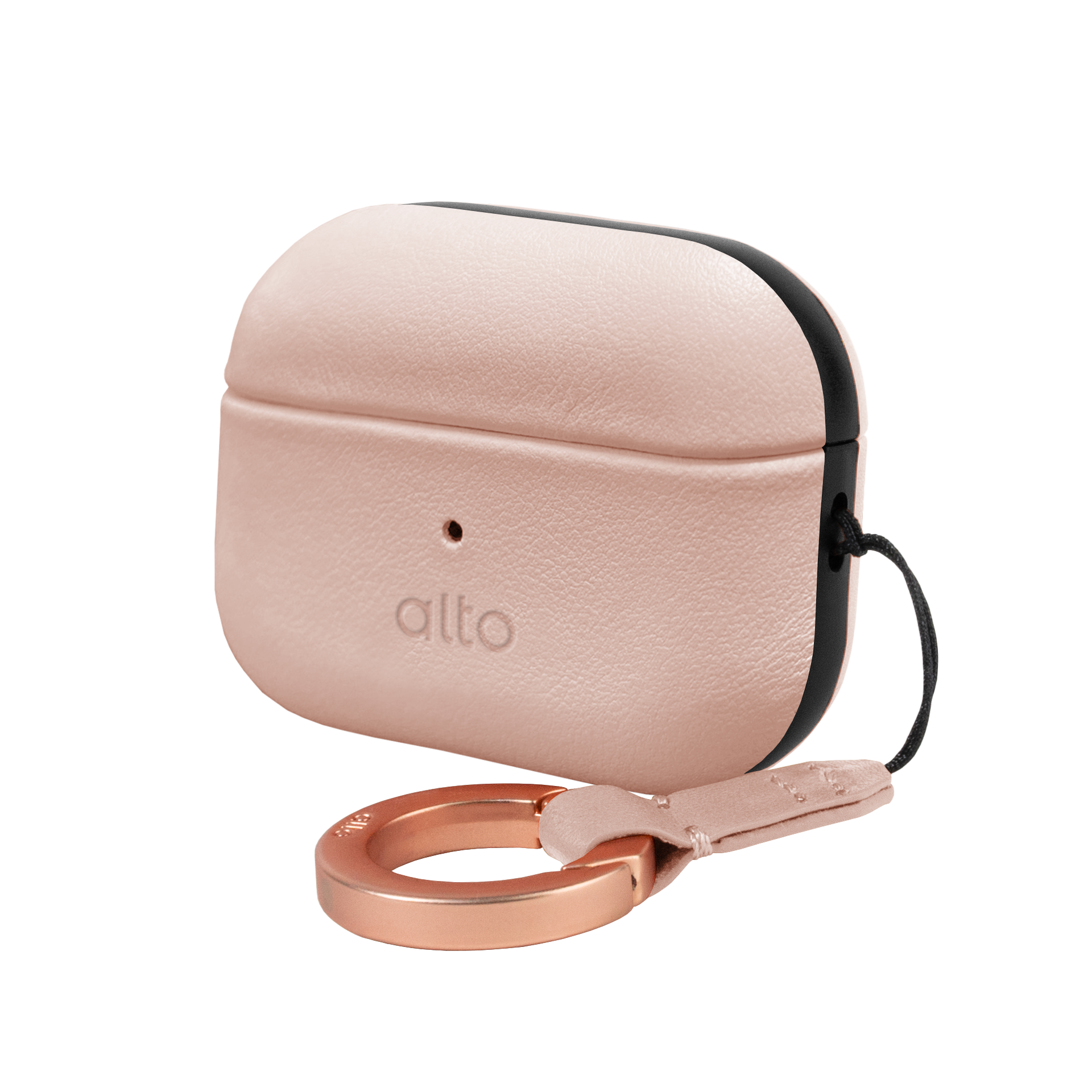 AirPods Pro 3 皮革保護套 - 霧粉色