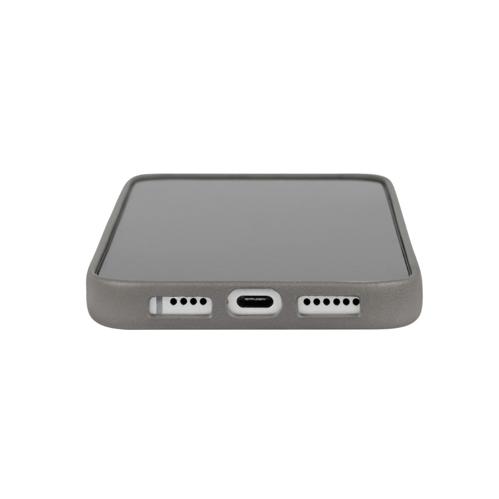 iPhone 16 Pro Max - Clop 磁吸皮革手機殼 - 礫石灰