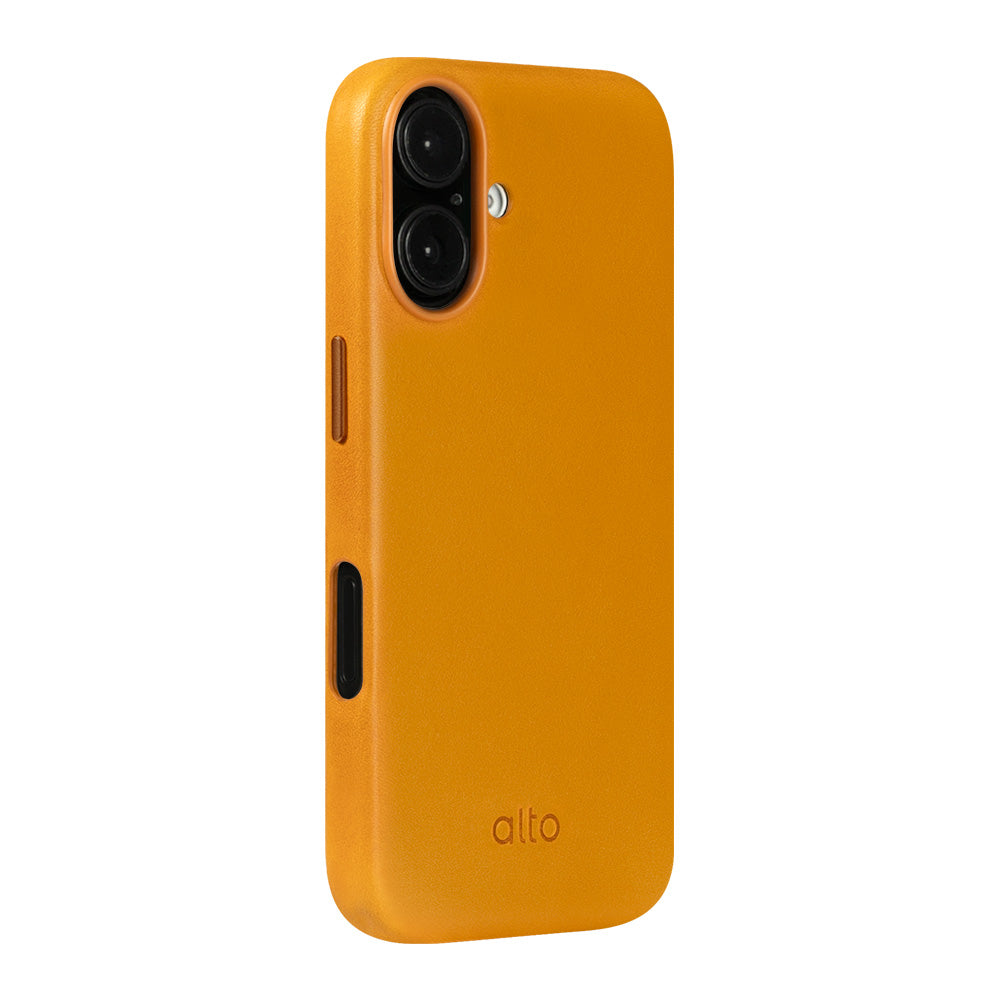 惜福品 - iPhone 16 - Clop 磁吸皮革手機殼 - 焦糖棕