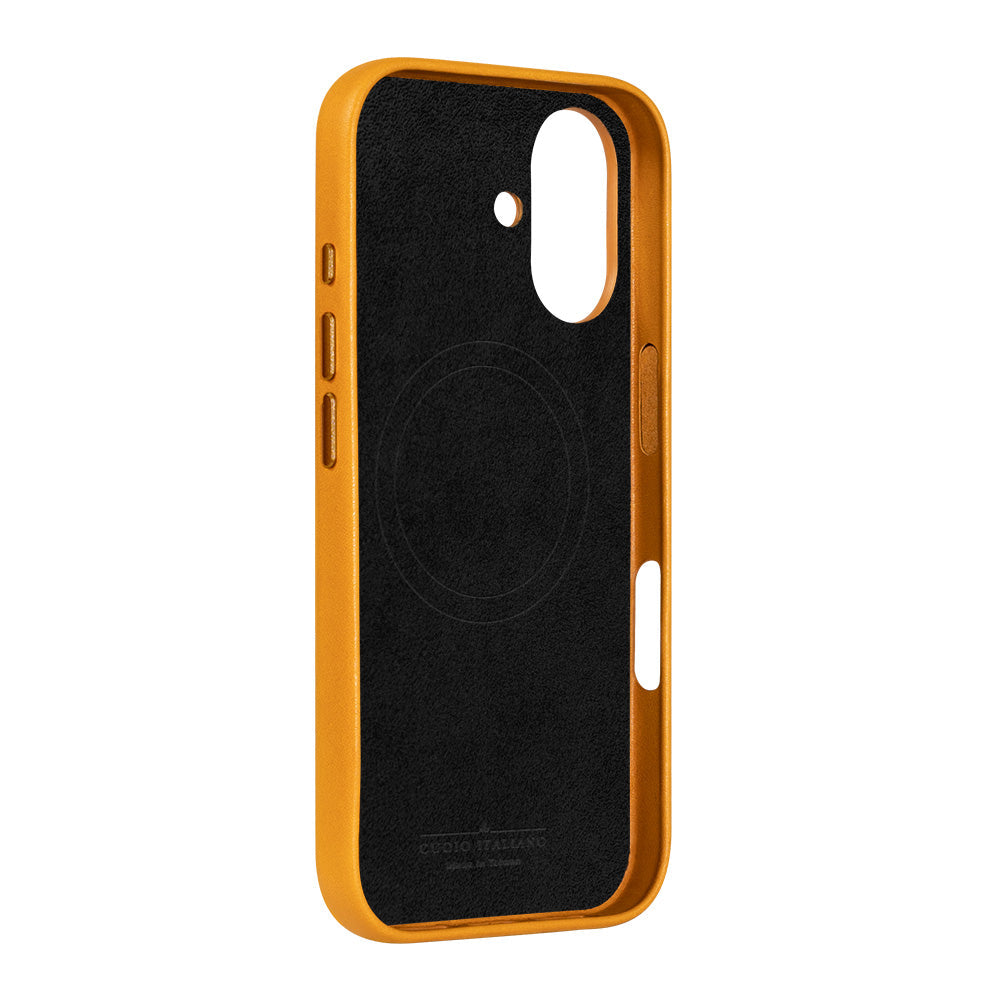 惜福品 - iPhone 16 - Clop 磁吸皮革手機殼 - 焦糖棕