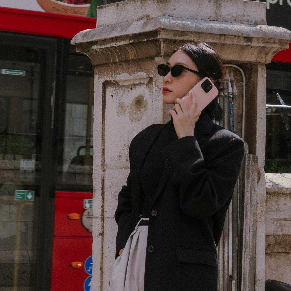 惜福品 - iPhone 16 Pro Max - Clop 磁吸皮革手機殼 - 迷霧粉