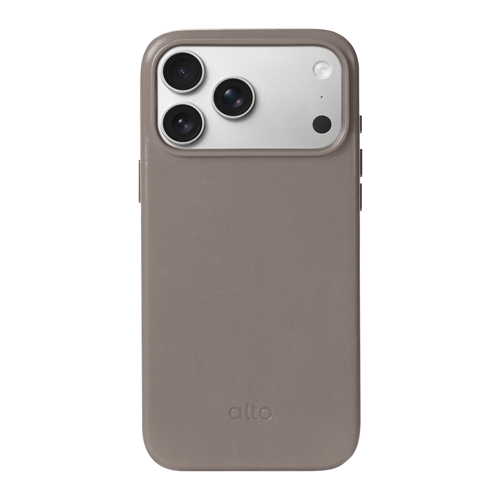 iPhone 17 Pro Max - Clop 磁吸皮革手機殼 - 礫石灰