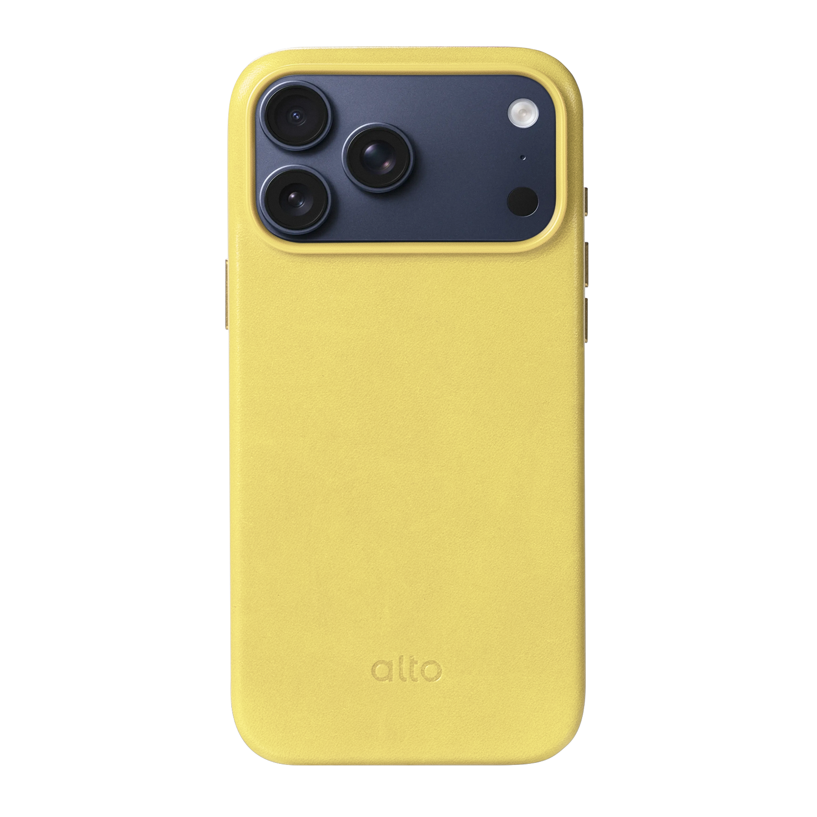 iPhone 17 Pro Max - Clop 磁吸皮革手機殼 - 晨曦黃