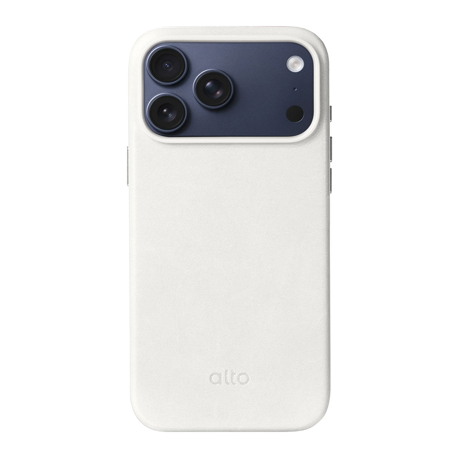 iPhone 17 Pro Max - Clop 磁吸皮革手機殼 - 霜月白