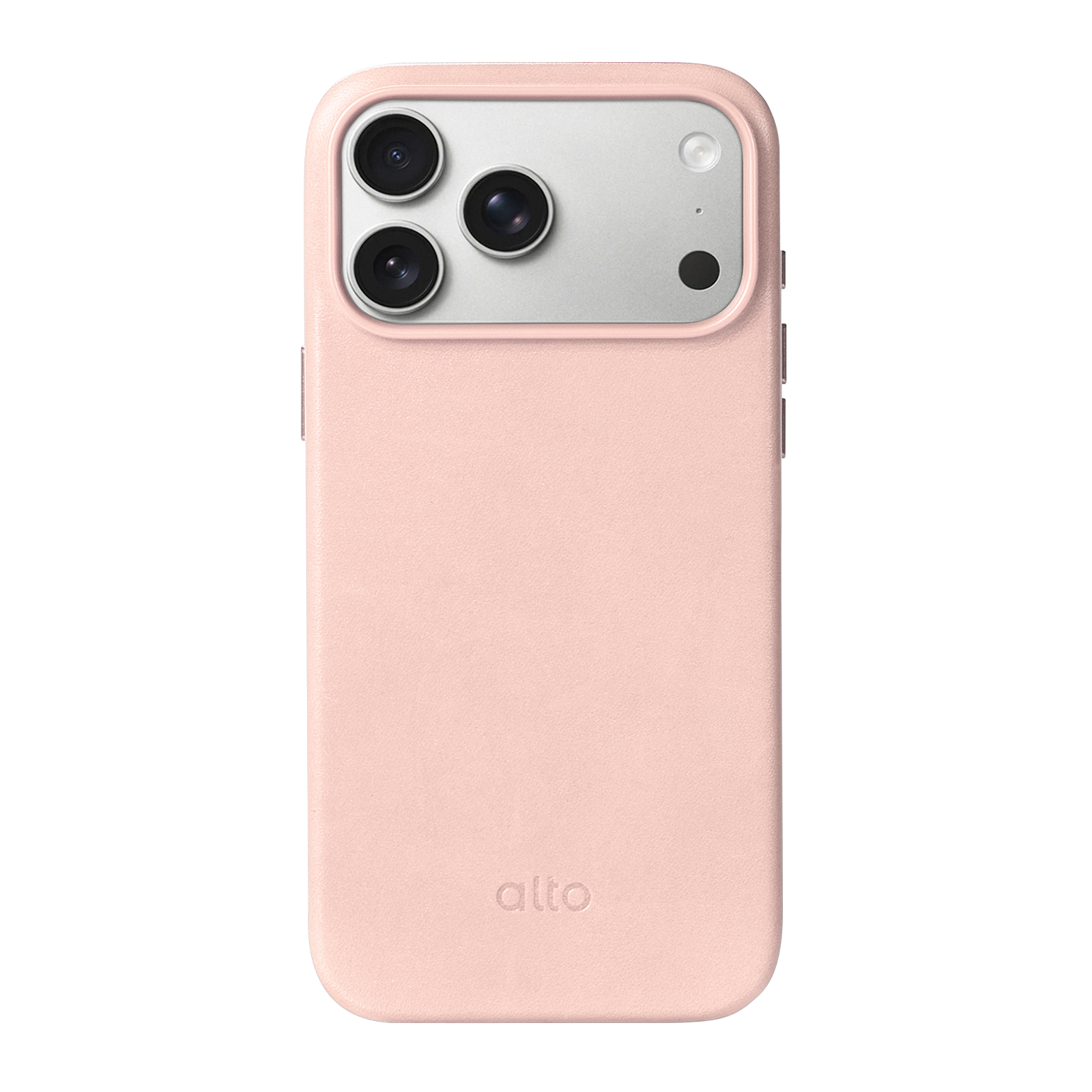 iPhone 17 Pro Max - Clop 磁吸皮革手機殼 - 迷霧粉