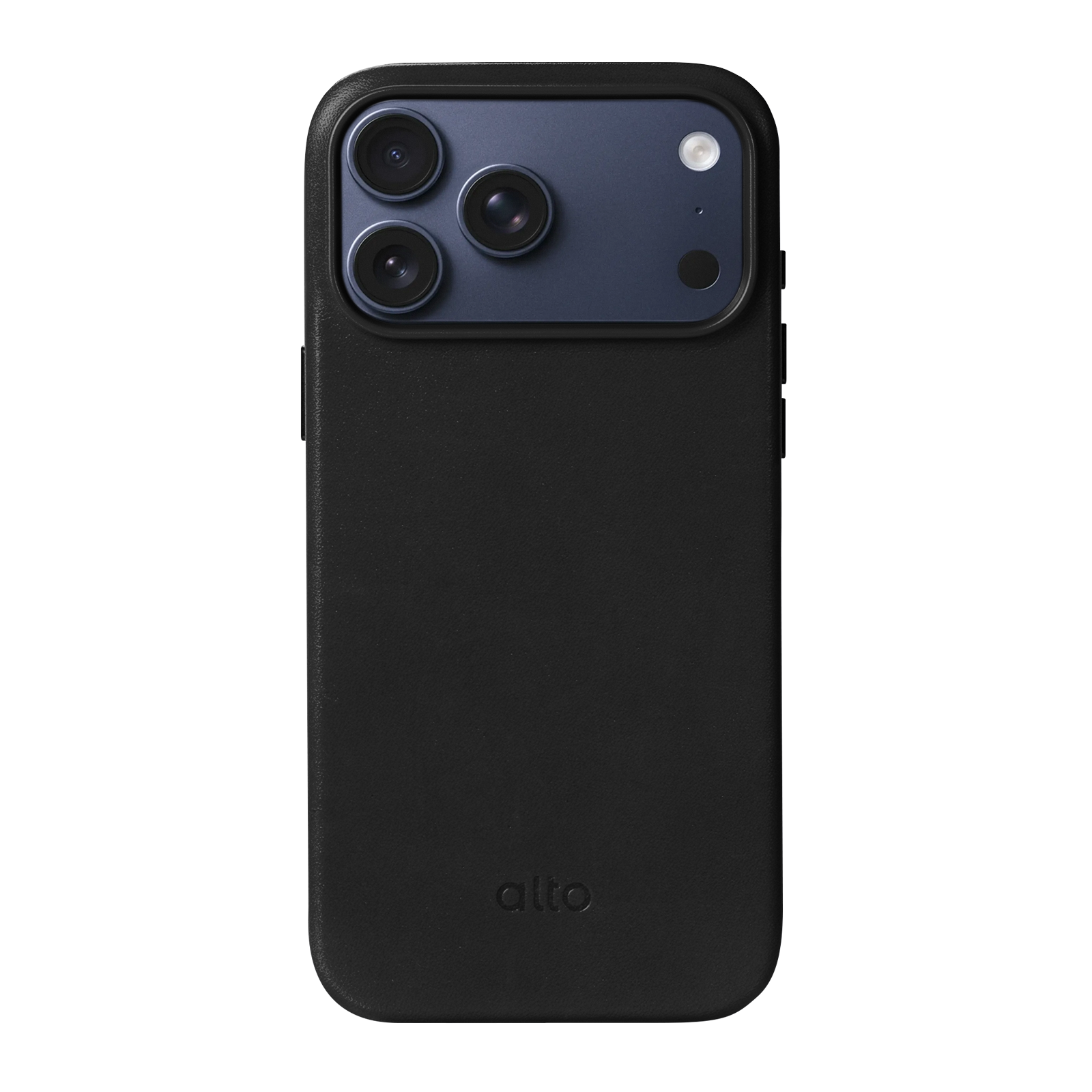 iPhone 17 Pro Max - Clop 磁吸皮革手機殼 - 渡鴉黑