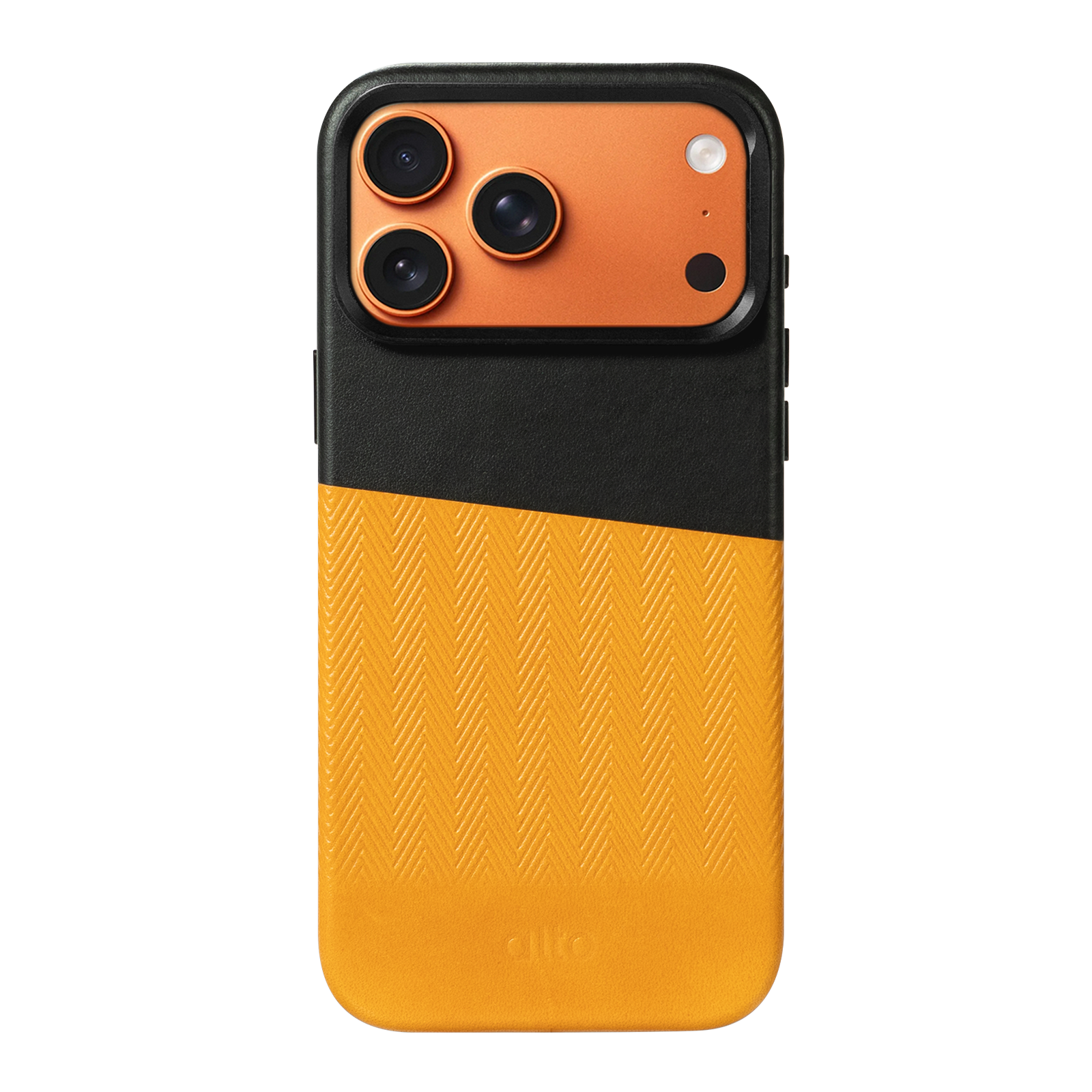 iPhone 17 Pro Max - Herring 磁吸支架皮革手機殼 - 焦糖棕/渡鴉黑