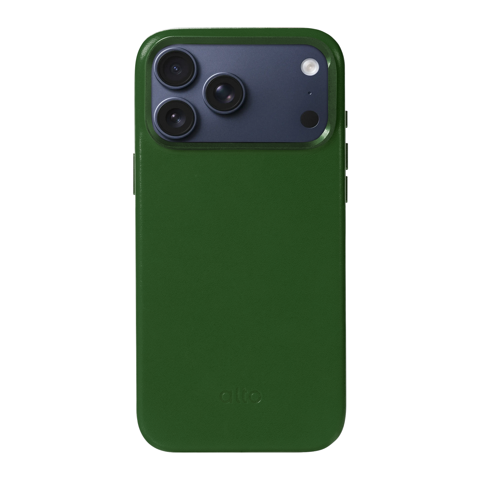 iPhone 17 Pro  - Uplop 磁吸支架皮革手機殼 - 森林綠