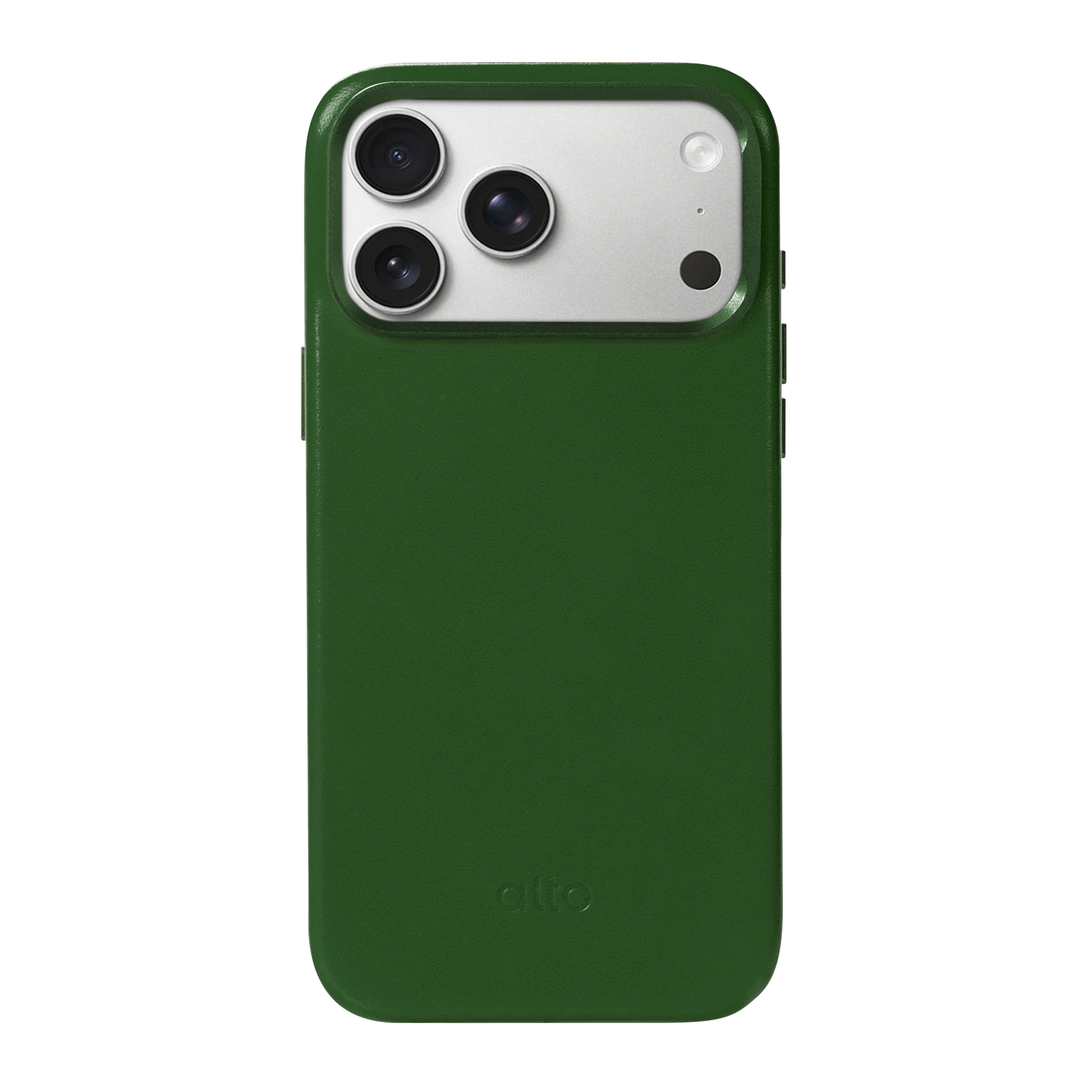 iPhone 17 Pro  - Uplop 磁吸支架皮革手機殼 - 森林綠