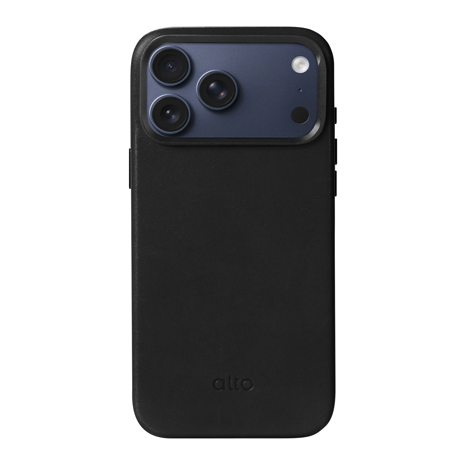 iPhone 17 Pro Max - Uplop 磁吸支架皮革手機殼 - 渡鴉黑
