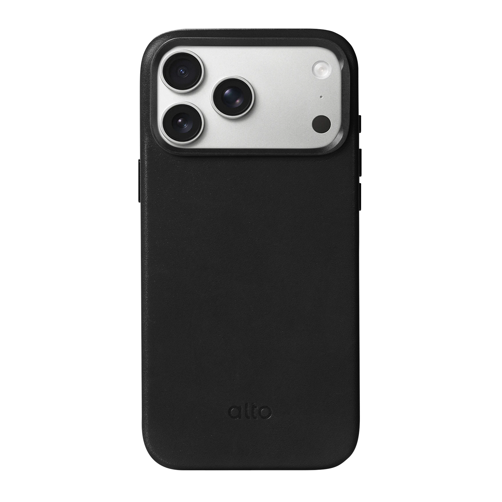 iPhone 17 Pro  - Uplop 磁吸支架皮革手機殼 - 渡鴉黑