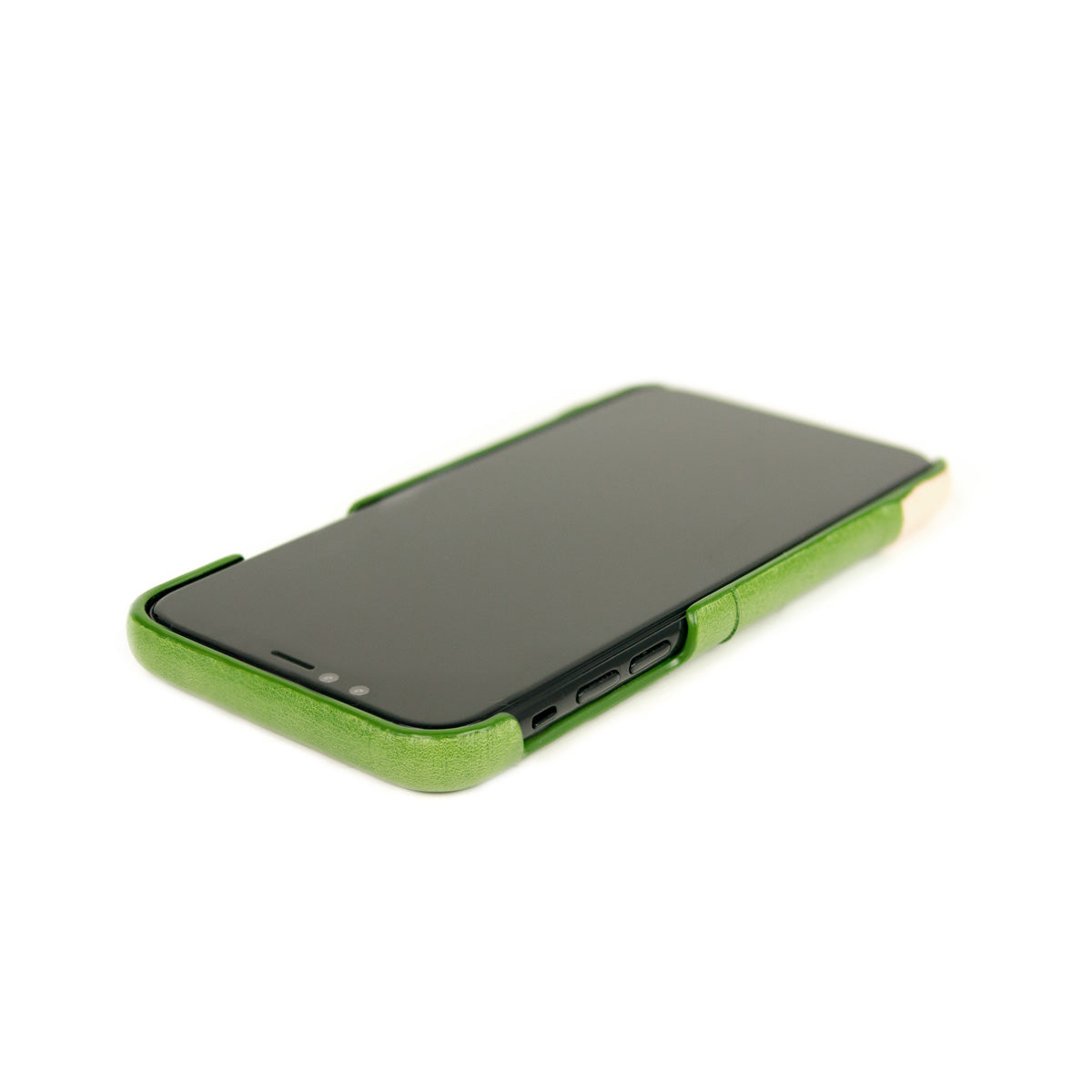 惜福品 - iPhone 11 Pro Max - Metro 插卡式皮革手機殼 - 萊姆綠/本色